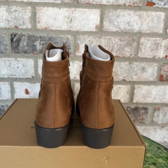 Cliffs by White Mountain Booties - Durbon LT BROWN/FABRIC 7 Wide - Picture 4 of 8